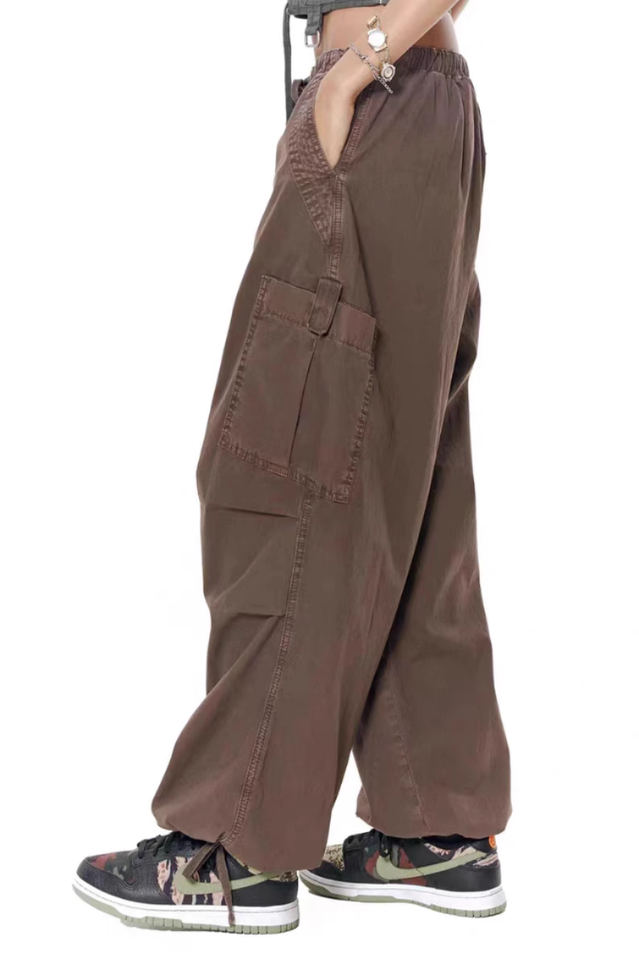 Vintage Parachute Cargo Pants