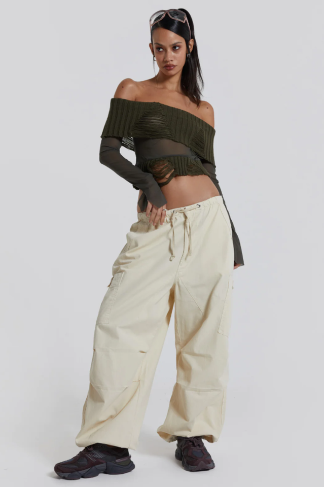 Vintage Parachute Cargo Pants