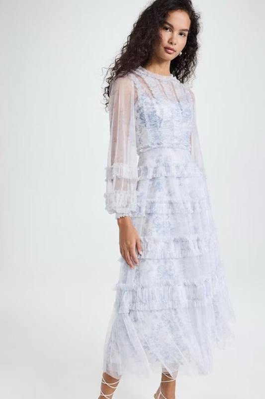 Araceli Long Sleeve Midi Dress