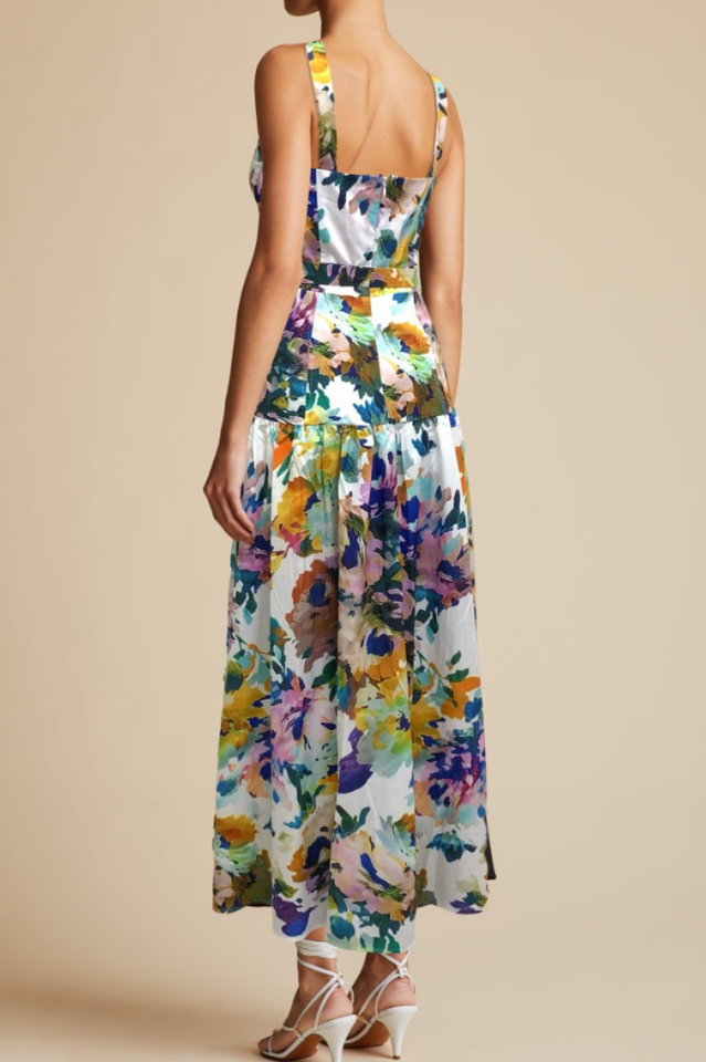 Karina Halter Printed Maxi Dress