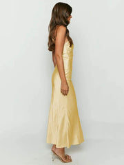 Lis - Backless Maxi Dress