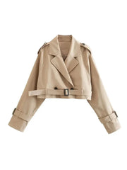 Saira -  Short Belt Jacket