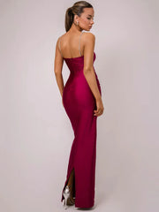 Quinn - Glitter Strap Maxi Dress