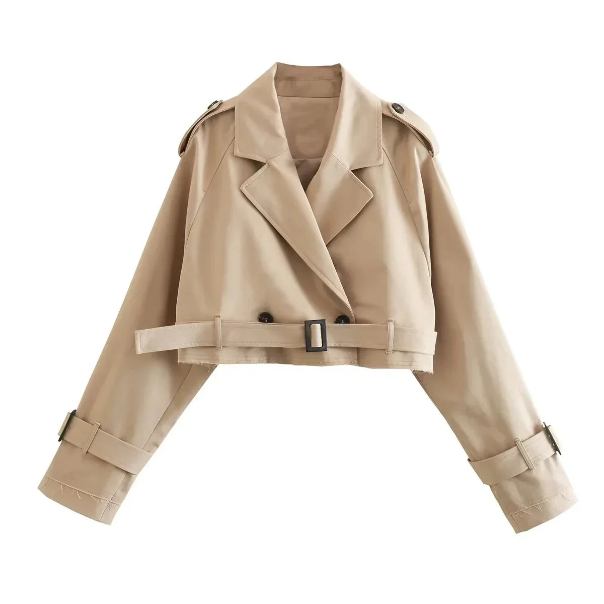 Saira -  Short Belt Jacket