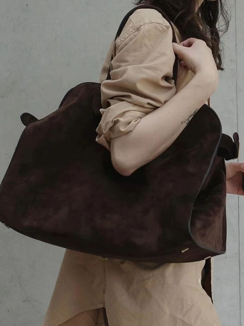 Lucy Suede Leather Bag