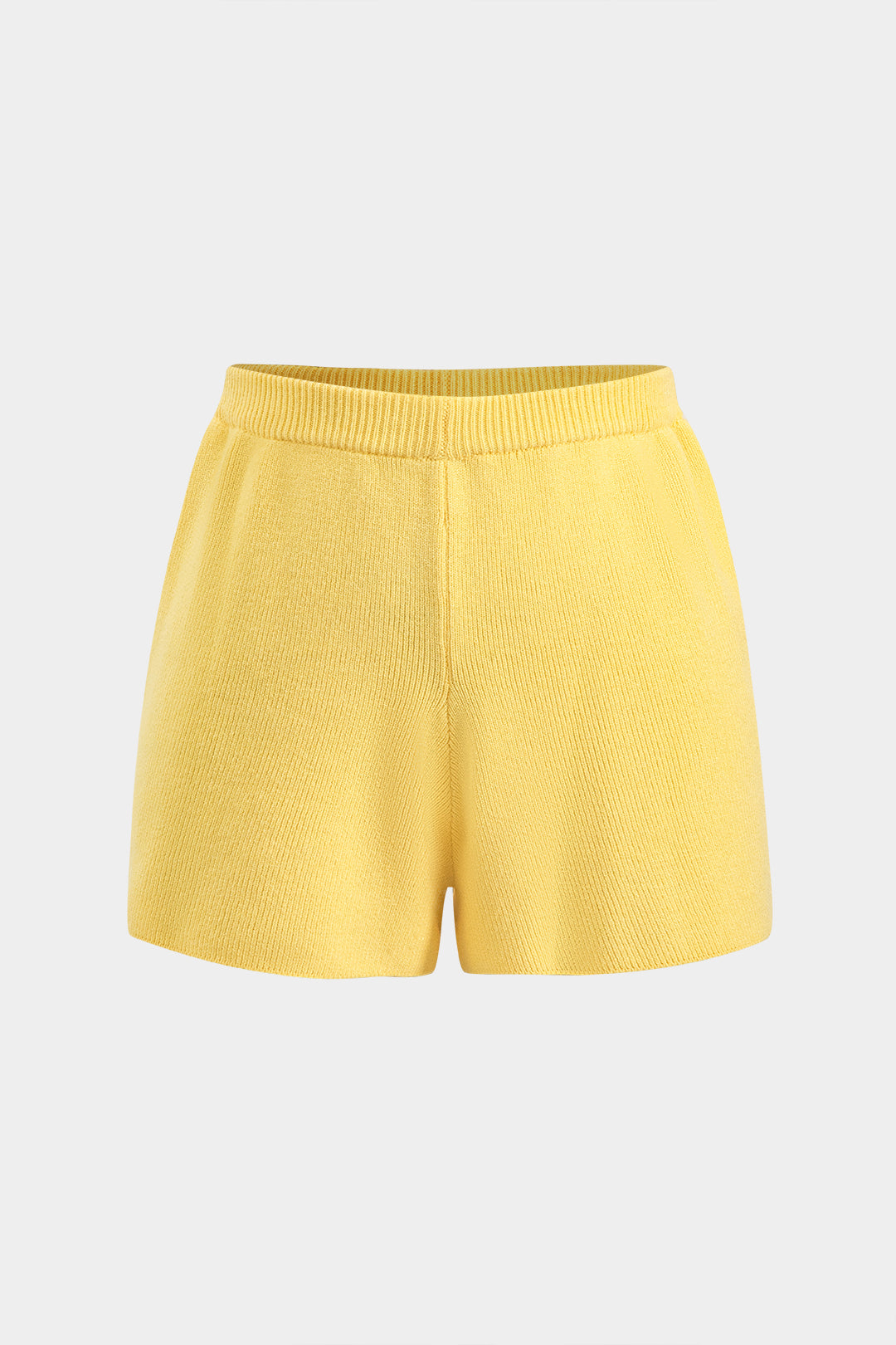 Plus Size Solid Shorts