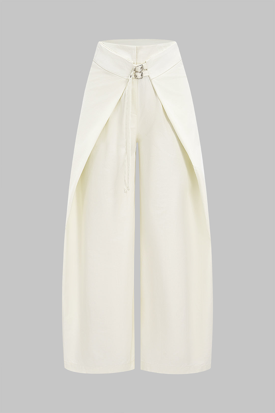 Wrapped Wide Leg Trousers