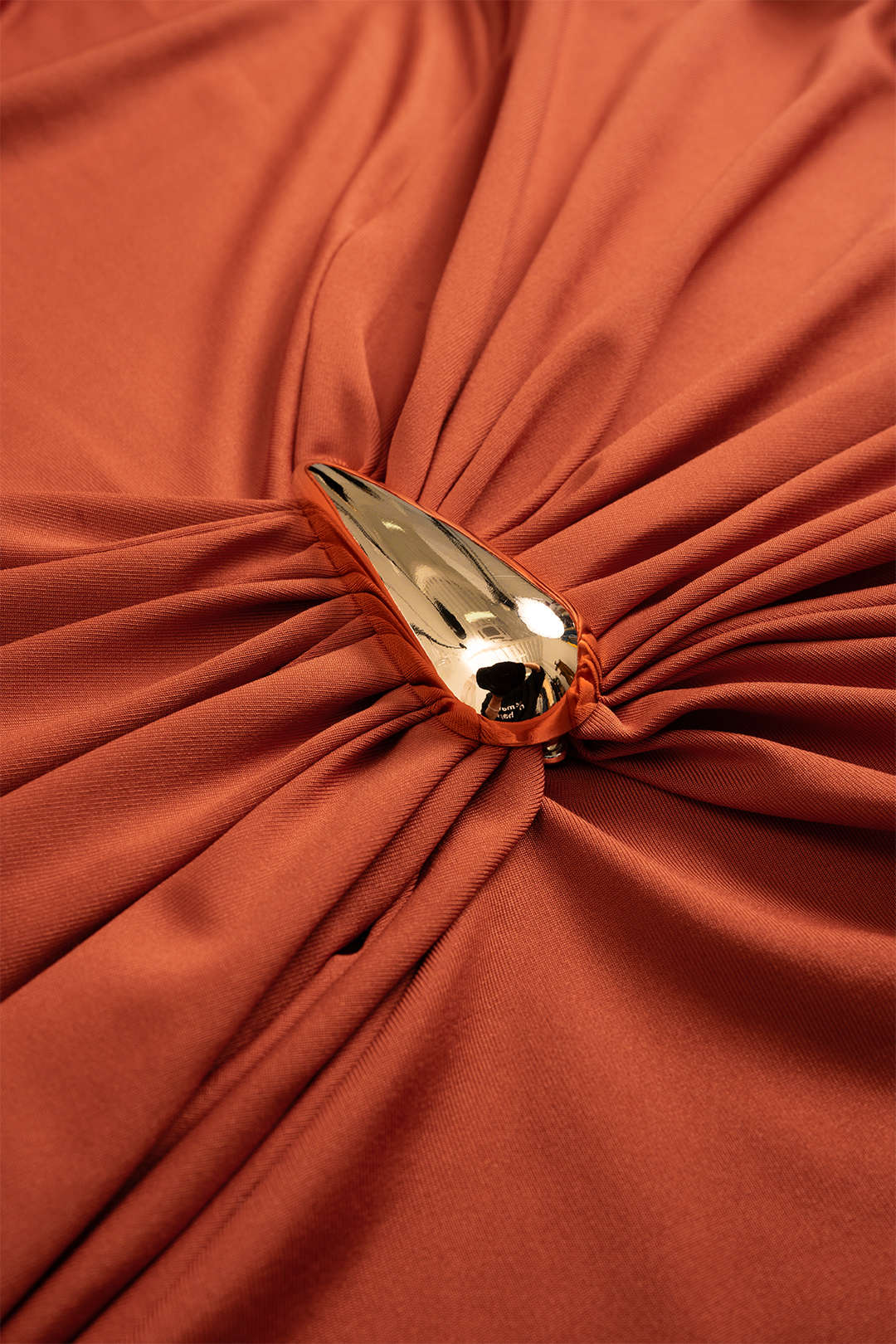 Plus Size Ruched Metallic Decor Sleeveless Mini Dress