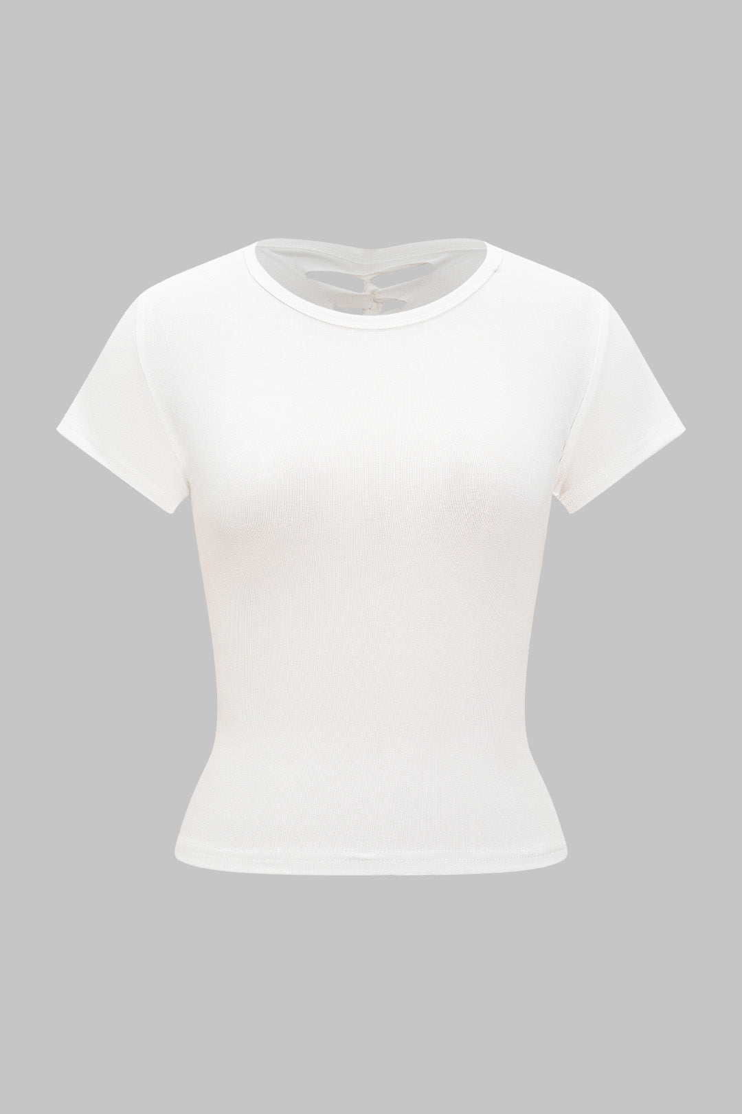 Cut Out Short Sleeve T-Shirt
