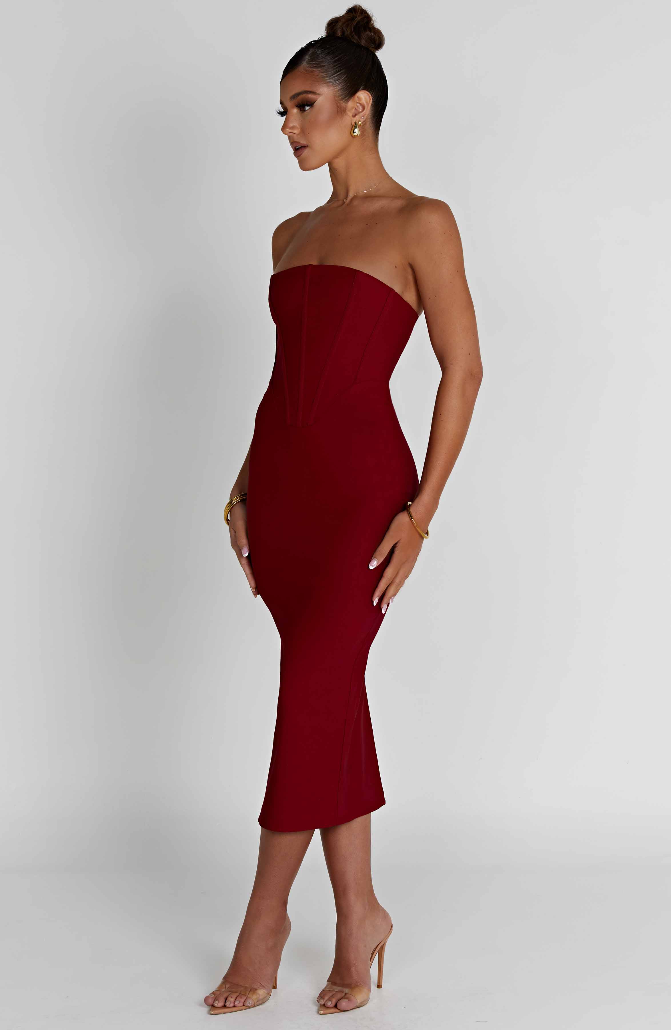 Amore Midi Dress - Red