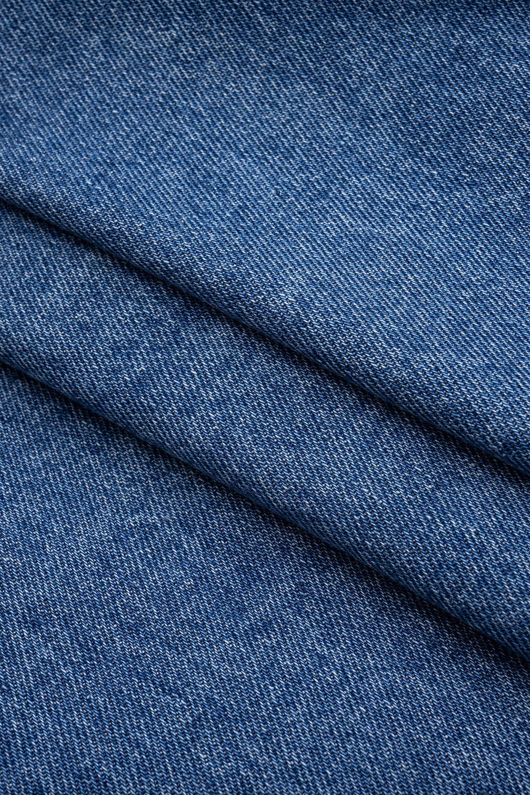 Denim Frayed Pocket Skirt
