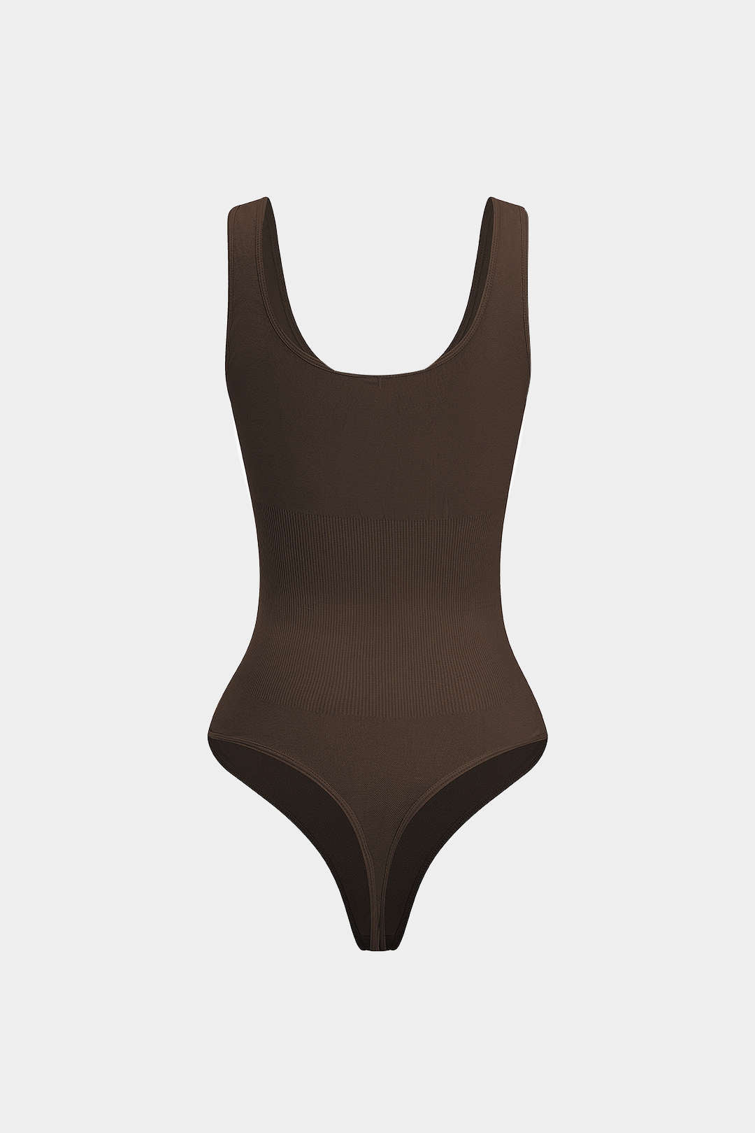 Basic Solid Round Neck Sleeveless Bodysuit