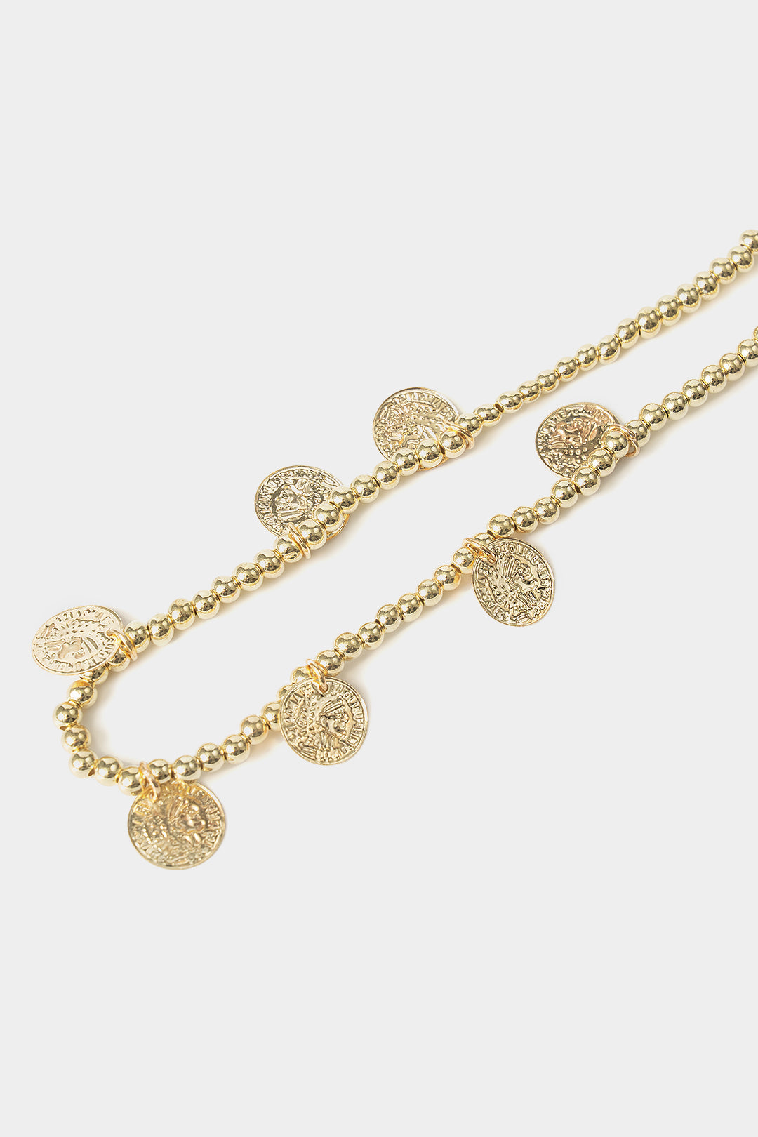 Irregular Pearl Alloy Multi-Layer Clavicle Chain Necklace