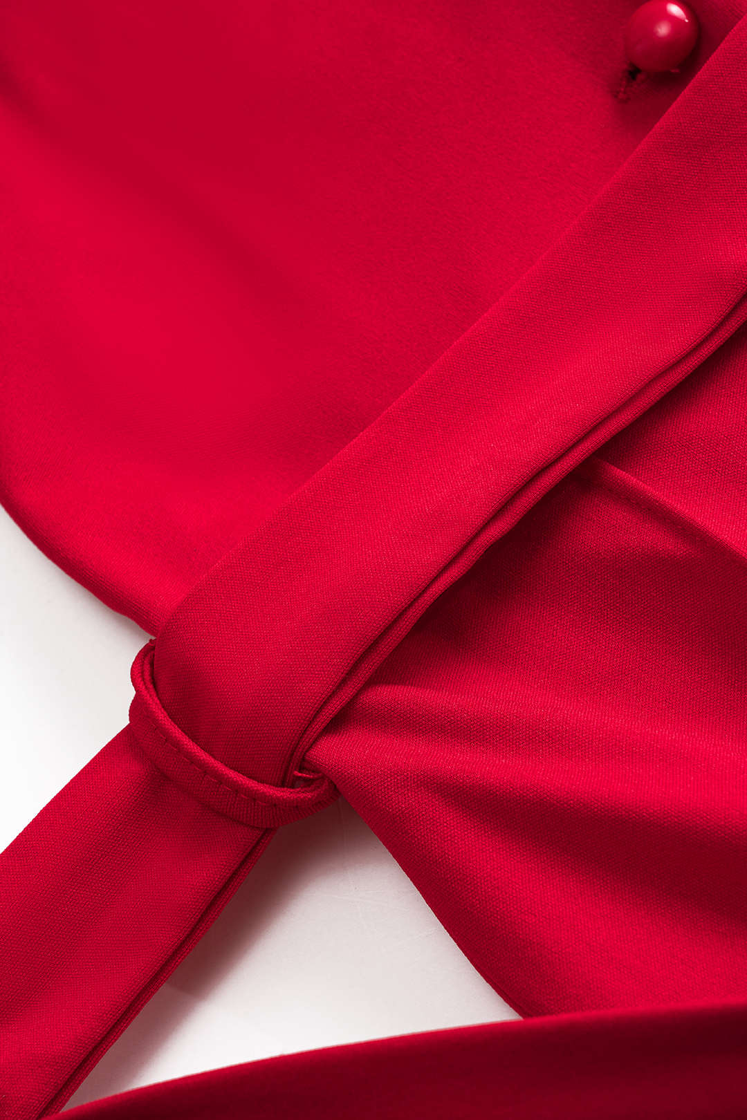 Halter Neck Backless Sleeveless Belted Jumpsuit