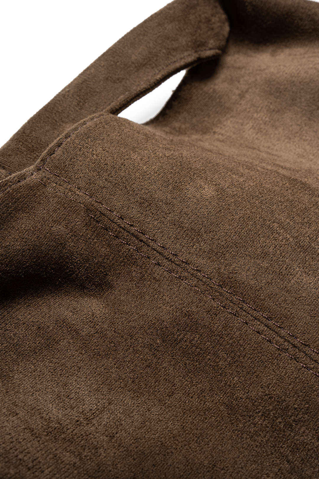 Suede Texture Clutch Bag