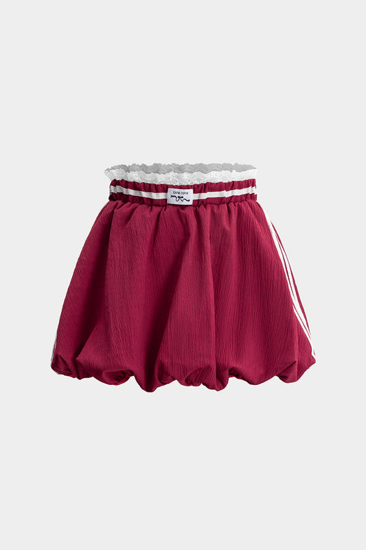 Lace Patchwork Mini Skirt