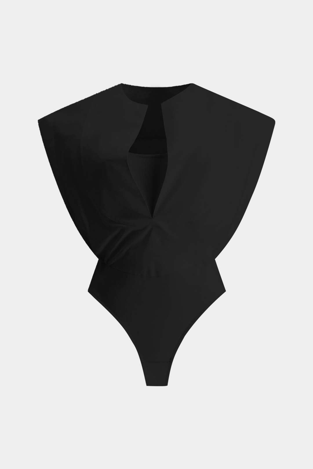 Ruched Sleeveless Bodysuit