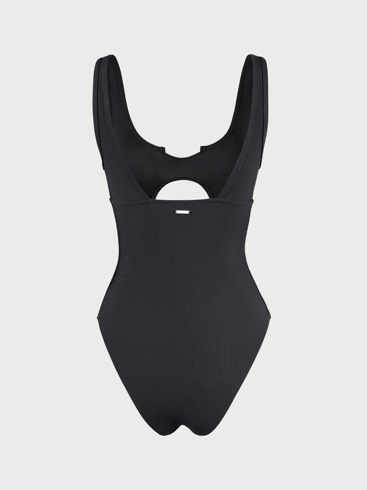 Black Cutout One-Piece Swimsuit