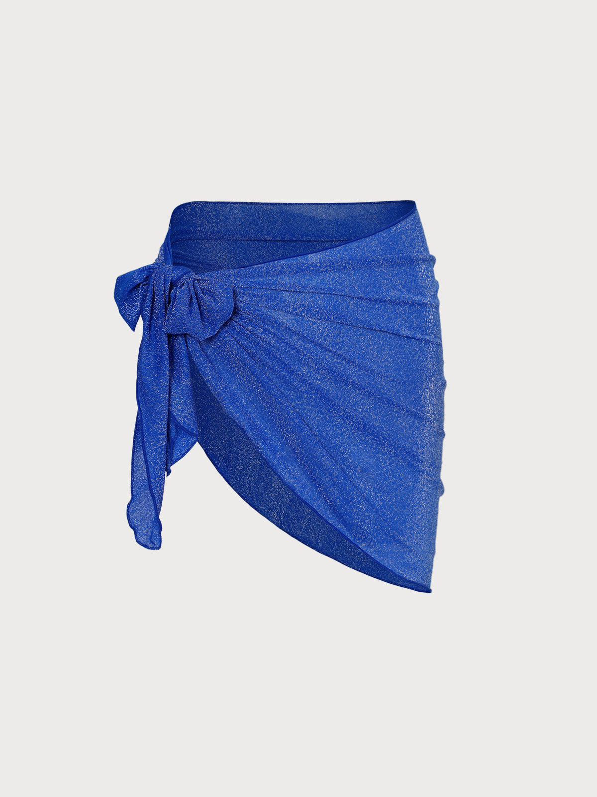 Blue Lurex Cover-Up Skirt