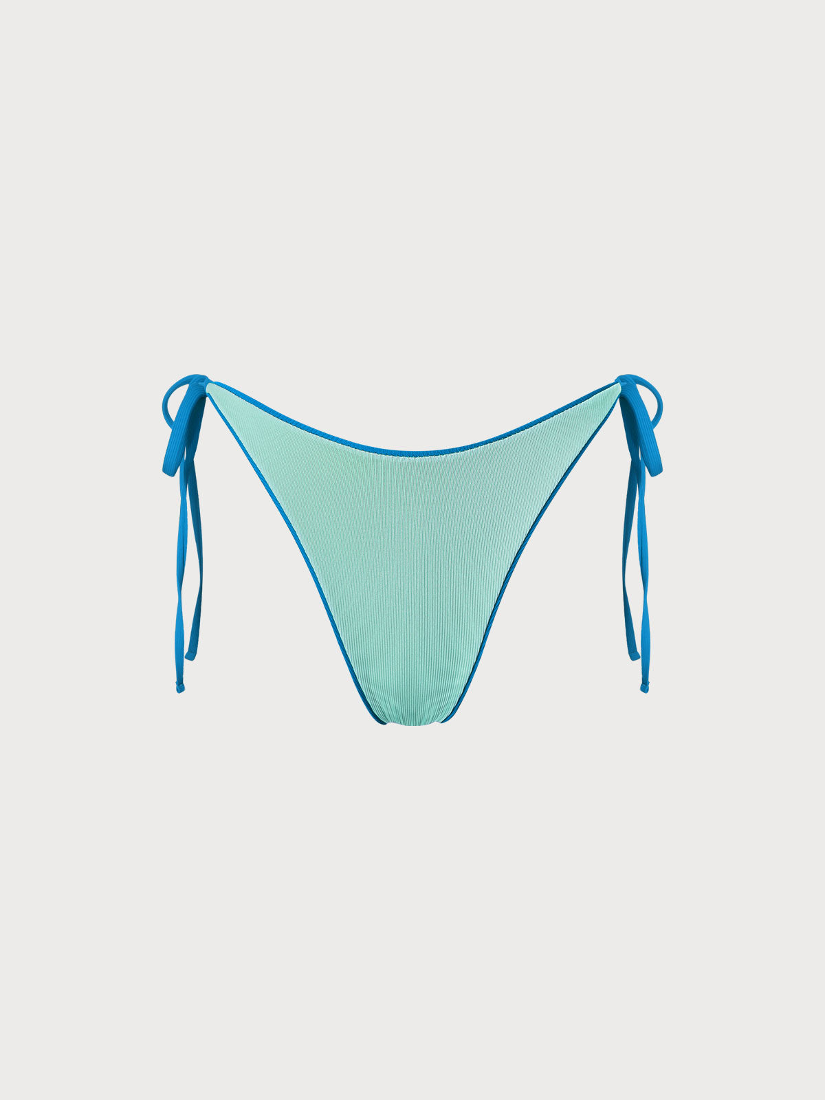 Blue Reversible Tie Bikini Bottom