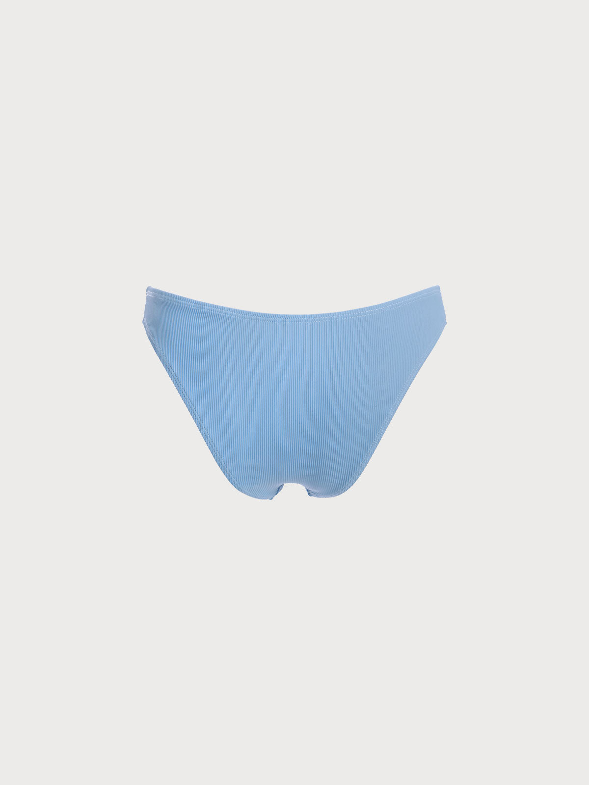 Blue Ruched Bikini Bottom