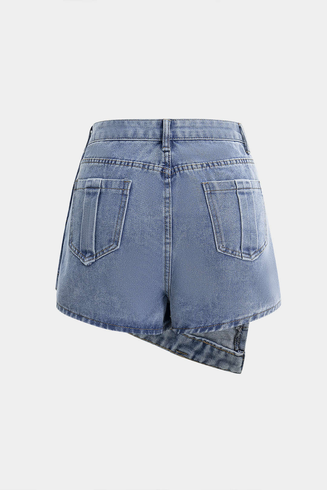 Denim High Waist Mini Skirt