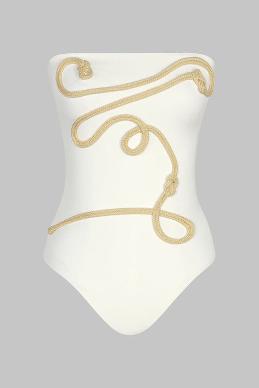 Basic String Strapless Bodysuit