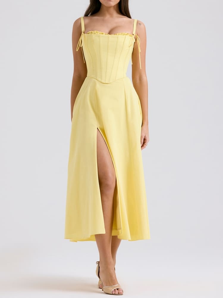 Senna - Sunshine Cotton Midi Sundress