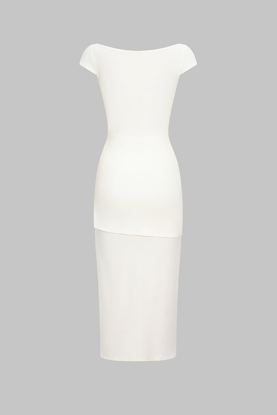 Solid Tie Midi Dress