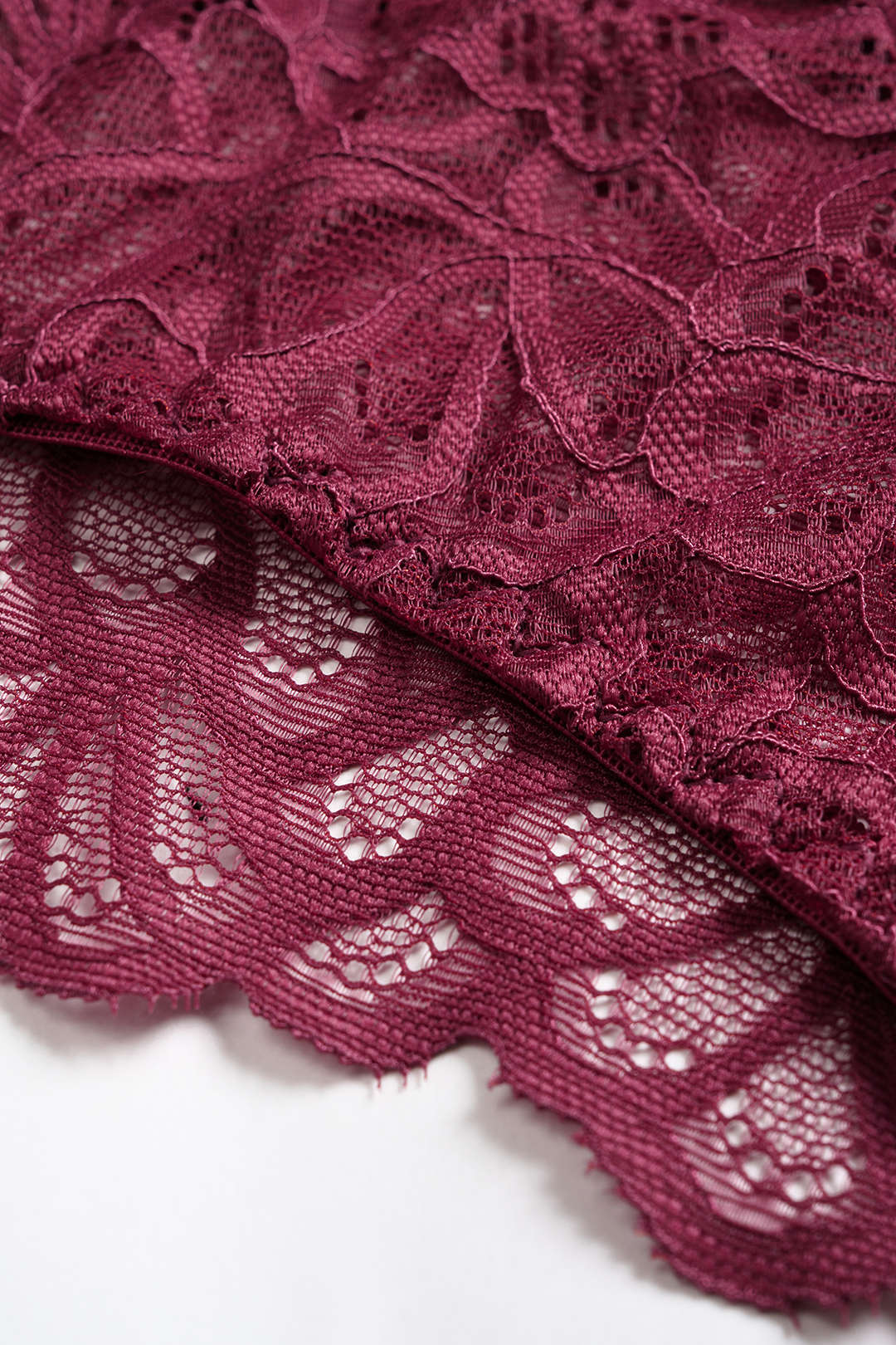 Lace Trim Lingerie Garter Set