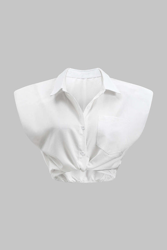 Solid Short-Sleeve Shirt