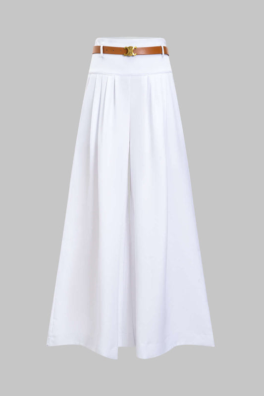High Waist Wide Leg Trousers