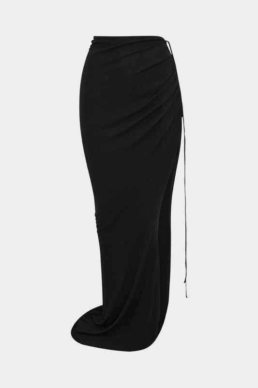 Chiffon Strappy High Slit Side Slit Skirt