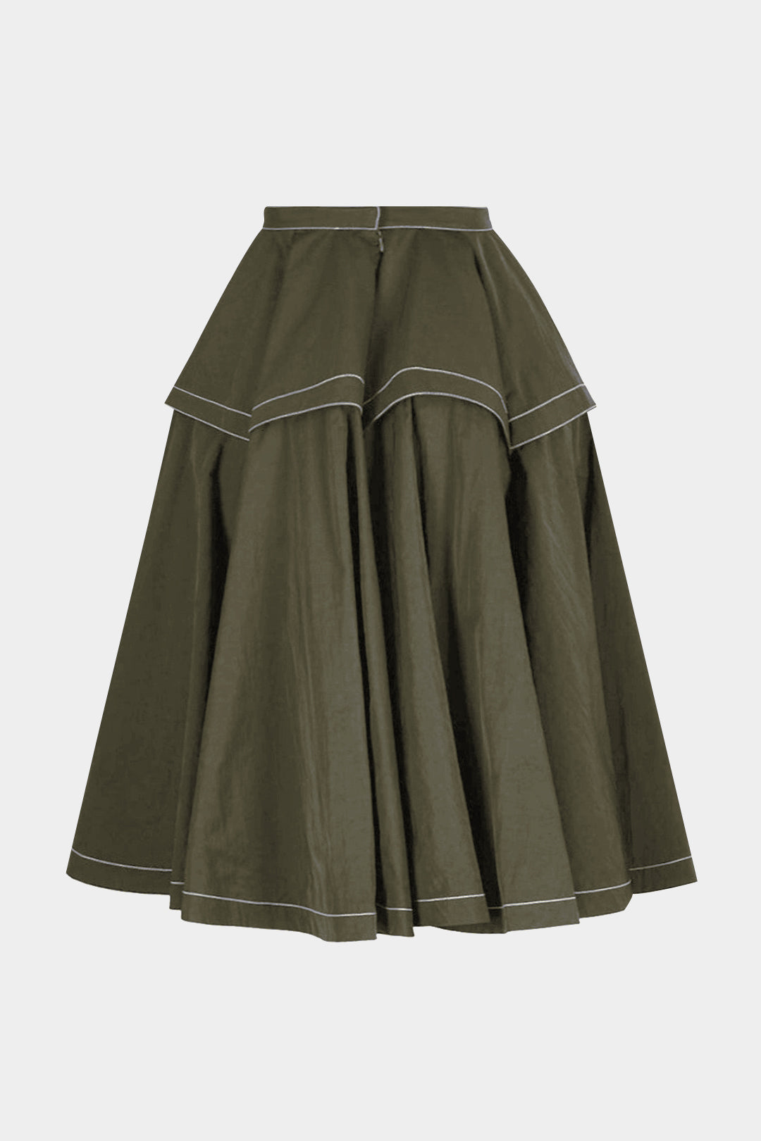 Contrast Puff Madi Skirt