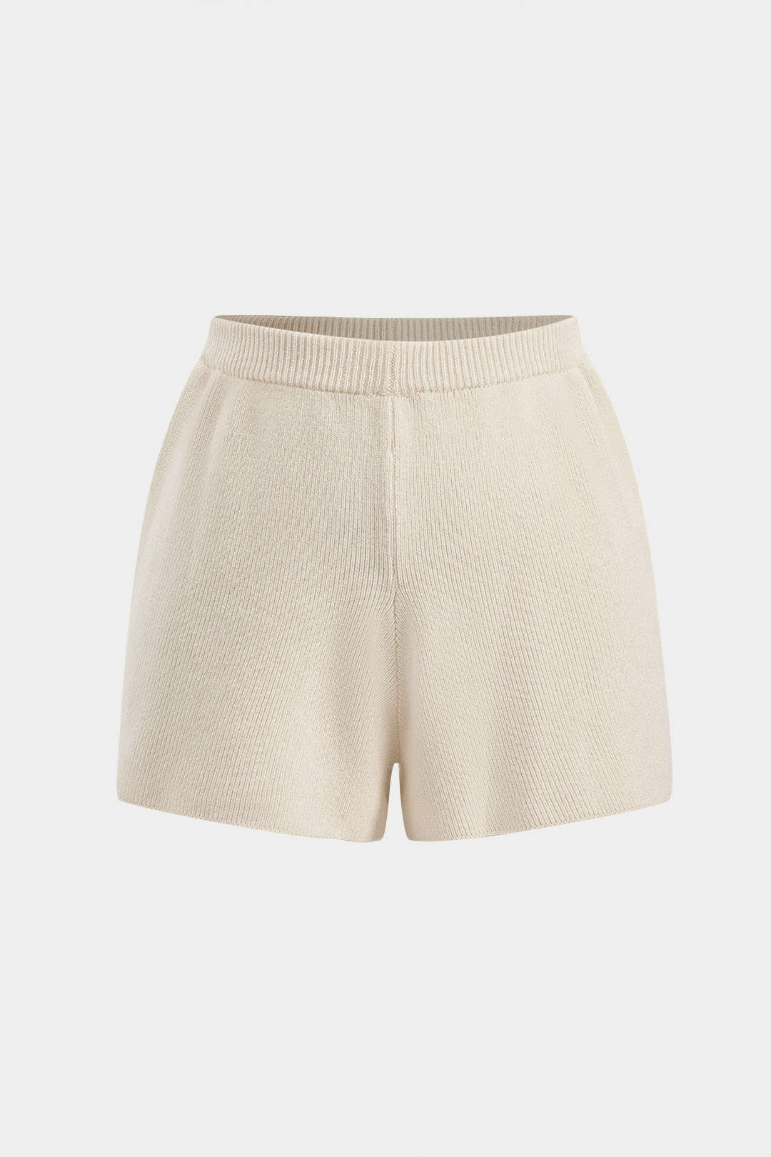 Solid Sweater Shorts