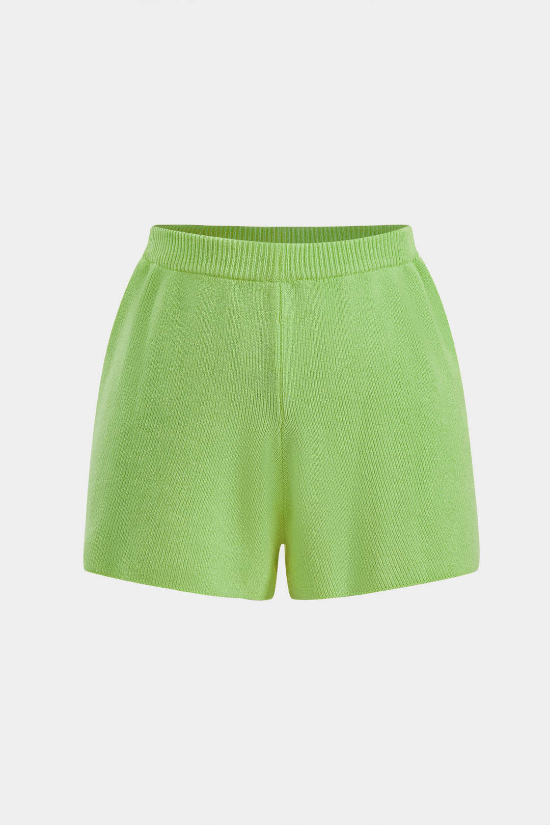 Solid Sweater Shorts