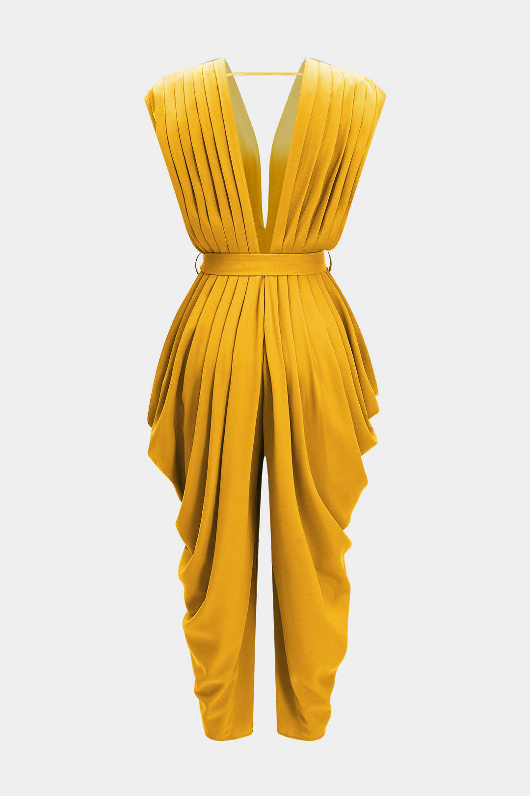 Sleeveless V-neck Jumpsuit