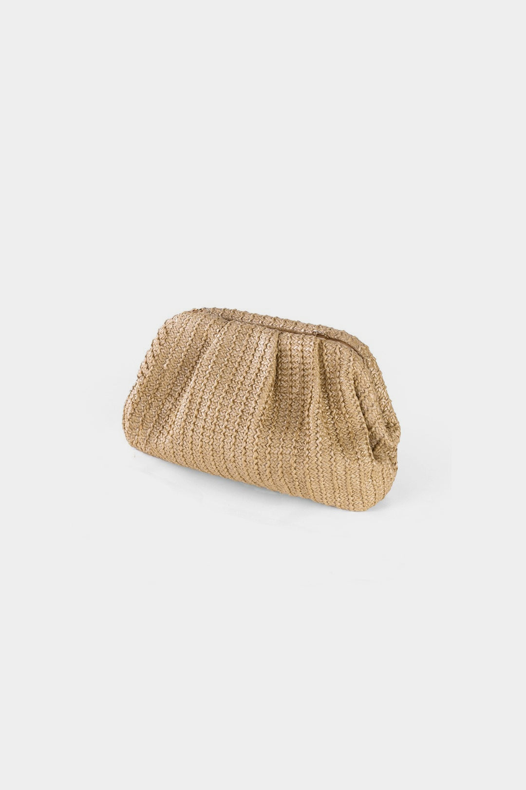 Straw Texture Clutch Bag