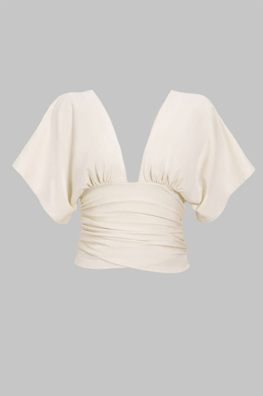 Solid V-neck Tank Top
