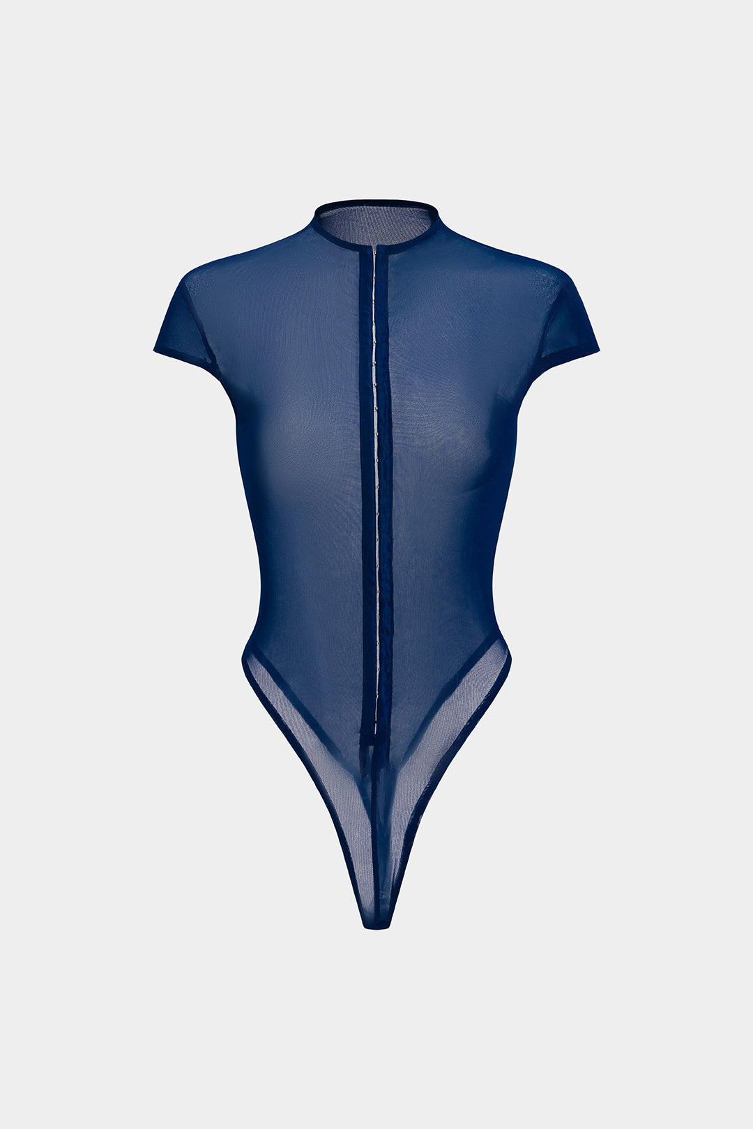 Sheer Mesh Short Sleeve Bodysuit