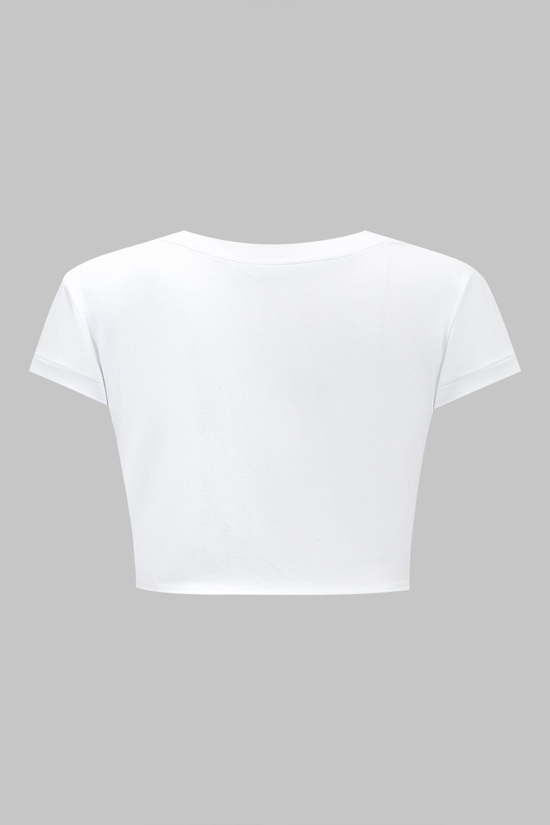 Plus Size Twist Knot Short Sleeve T-Shirt