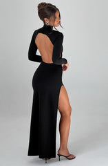 Eliza - Black Maxi Dress