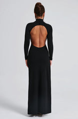 Eliza - Black Maxi Dress