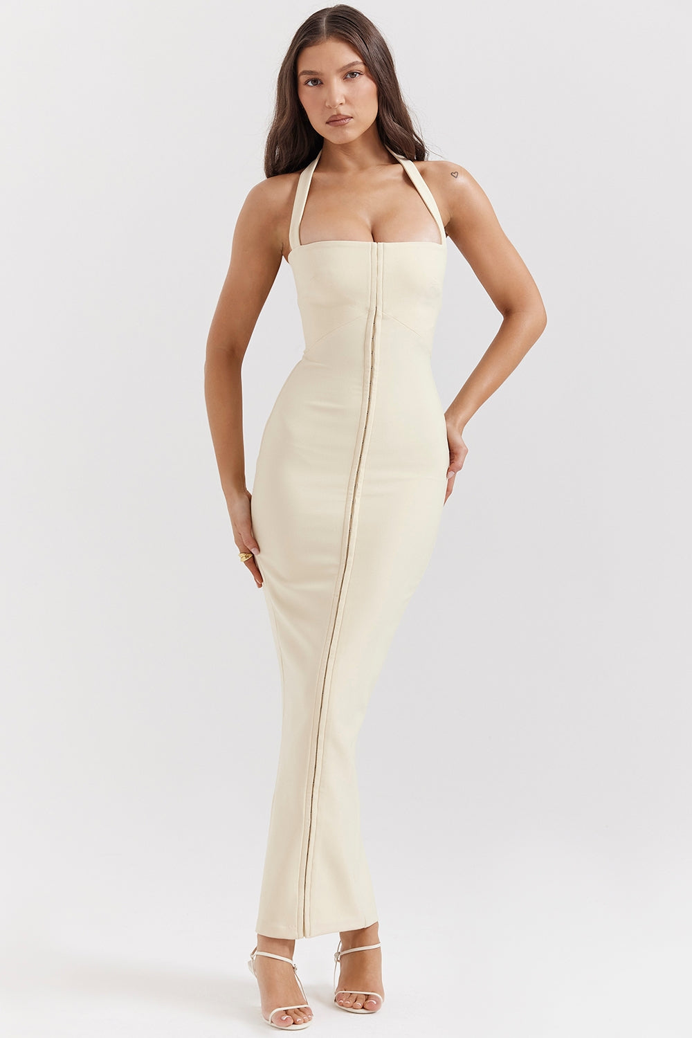 Mia | Halter Maxi Dress