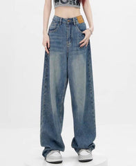 2000s Y2k Blue Wash Baggy Boyfriend Jeans