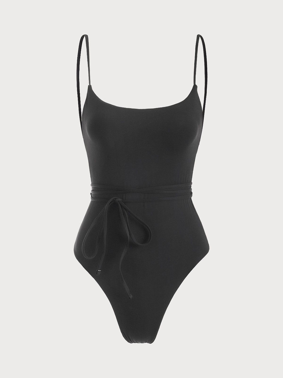 Backless Tie One-Piece Swimsuit