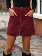 Mabel - Stylish Pocket Skirt